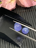 10mm Tanzanite Cabochon Round Calibrated Size Code #T197 -AAA Quality Natural Tanzanite Cabs- Tanzanite loose stone(1Piece)