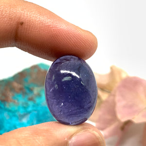 Iolite Oval Cabochon 20x15 mm Big size Code #i55 Weight 19.90 cts - AAA Quality  Natural Iolite Cabs( Pack of 1 Piece)