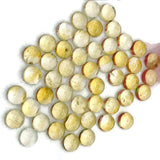 Citrine 9MM AA Quality Round Cabochons , yellow color cabs, Natural Citrine Cabs , Pack of 6 pcs