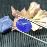 13X17 mm Tanzanite Cabochon Oval Code #T209-210 -AAA Super Quality Natural Tanzanite Cabochon