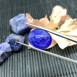 14x18 mm Tanzanite Cabochon Oval Calibrated Size Code #T213-214 -AAA Quality Natural Tanzanite Cabochon