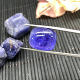 17X14 mm Tanzanite Cabochon Rectangle Code #T217- Weight 20 cts - AAA Quality Natural Tanzanite Cabochon