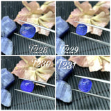 Tanzanite Cabochon  Code #T228- T231 AAA Quality Natural Tanzanite Cabochon- 12X10MM / 8X8MM/ 10X11MM/ 10X10MM SIZES