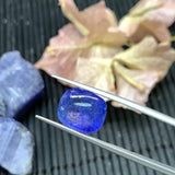 Tanzanite Cabochon  Code #T228- T231 AAA Quality Natural Tanzanite Cabochon- 12X10MM / 8X8MM/ 10X11MM/ 10X10MM SIZES
