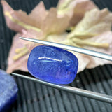 Tanzanite Cabochon Rectangle Code #T240- 243 -AAA Quality Natural Tanzanite Cabochon- 16x12mm / 10x13mm/ 10x13mm/ 9x12mm sizes