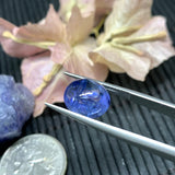 12x10 mm Tanzanite Oval Cabochon Code #T258-T261  -AAA Quality Natural Tanzanite Cabochon