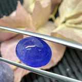 12x10 mm Tanzanite Oval Cabochon Code #T258-T261  -AAA Quality Natural Tanzanite Cabochon