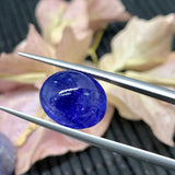 11X13 mm Tanzanite Cabochon Oval Code #T274-T277 Weight 9.2cts approx / Piece  -AAA Quality Natural Tanzanite Cabs