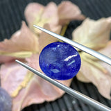 11X13 mm Tanzanite Cabochon Oval Code #T274-T277 Weight 9.2cts approx / Piece  -AAA Quality Natural Tanzanite Cabs