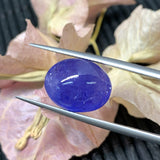 Tanzanite Oval Cabochon 11x14mm  Code #T278-T281 Weight 9.85 ct approx / Piece -AAA Quality Natural Tanzanite Cabochon