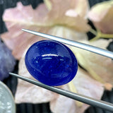 Tanzanite Oval Cabochon 12X14 mm Code #T282-T285 Weight 11.60 ct approx / Piece -AAA Quality Natural Tanzanite Cabochon