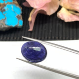 Iolite Oval Cabochon 15.50x12  mm size Code #i36  - AA Quality  Natural Iolite Cabs( Pack of 1 Piece)