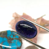 Iolite Oval Cabochon 18x13 mm size Code #i44 Weight 9.5 cts - AA Quality  Natural Iolite Cabs( Pack of 1 Piece)