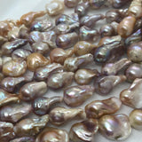 Pink Baroque Freshwater Pearl ,Size Approximate 15X24MM AA Quality, Freshwater pearl , Cultured Pearl baroque shape. AGE-KG
