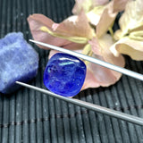 13x13 mm Tanzanite Square Cabochon Code #T206-208 AAA Quality Natural Tanzanite Cabochon- Tanzanite Loose Stone