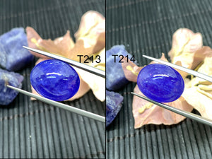 14x18 mm Tanzanite Cabochon Oval Calibrated Size Code #T213-214 -AAA Quality Natural Tanzanite Cabochon