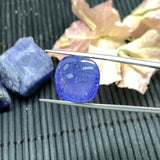 15x15 mm Tanzanite Cabochon Rectangle Code #T223-224 -AAA Quality Natural Tanzanite Cabochon