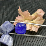 15x15 mm Tanzanite Cabochon Rectangle Code #T223-224 -AAA Quality Natural Tanzanite Cabochon