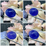 Tanzanite Oval Cabochon 12X14 mm Code #T282-T285 Weight 11.60 ct approx / Piece -AAA Quality Natural Tanzanite Cabochon