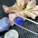 12x10 mm Tanzanite Oval Cabochon Code #T258-T261  -AAA Quality Natural Tanzanite Cabochon