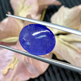 Tanzanite Oval Cabochon 11x14mm  Code #T278-T281 Weight 9.85 ct approx / Piece -AAA Quality Natural Tanzanite Cabochon