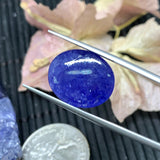 17x14 mm Tanzanite Oval Cabochon Code #T291 - Weight 19 cts  AAA Quality Natural Tanzanite Cabochon-Tanzanite Loose Stone