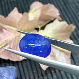 16x14  mm Tanzanite Oval Cabochon Code #T300 - Weight 16 cts - AAA Quality Natural Tanzanite Cabochon-Tanzanite Loose Stone