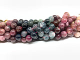 Tourmaline Round beads 8mm size - 20 cm  Fine quality beads- Origin Mozambique -Perfect Round beads