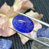 Tanzanite Oval Cabochon 17x12 mm size Code #T305- T306 Weight 13.5 cts /pc AAA Quality Natural Tanzanite Cabs- Tanzanite Loose Stone
