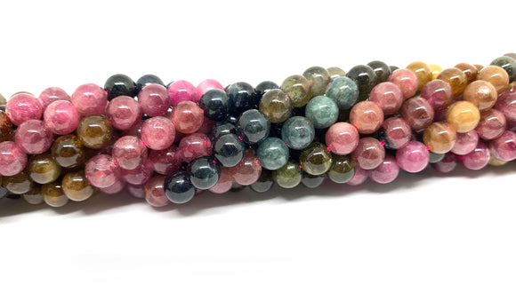 Tourmaline Round beads 6mm size - 20 cm  Fine quality beads- Origin Mozambique -Perfect Round beads