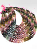 Tourmaline Round beads 8mm size - 20 cm  Fine quality beads- Origin Mozambique -Perfect Round beads