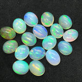 Ethiopian Opal 9X11 mm size Cabs Pack of 1 Pieces -Code EO#18- AAA Quality (AAA Grade) Opal Cabochon - Ethiopian Opal Oval Cabochon