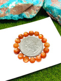 Sunstone Cabochon 4 mm -Pack of 8 Pieces  -AAA Quality -Natural Sunstone Cabs- Sunstone Round Cabs