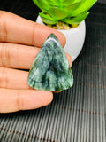 Seraphinite Cabochon Code #S9 to S16- AAA Quality -  Natural gemstone cabochon- Natural Seraphinite Cabs