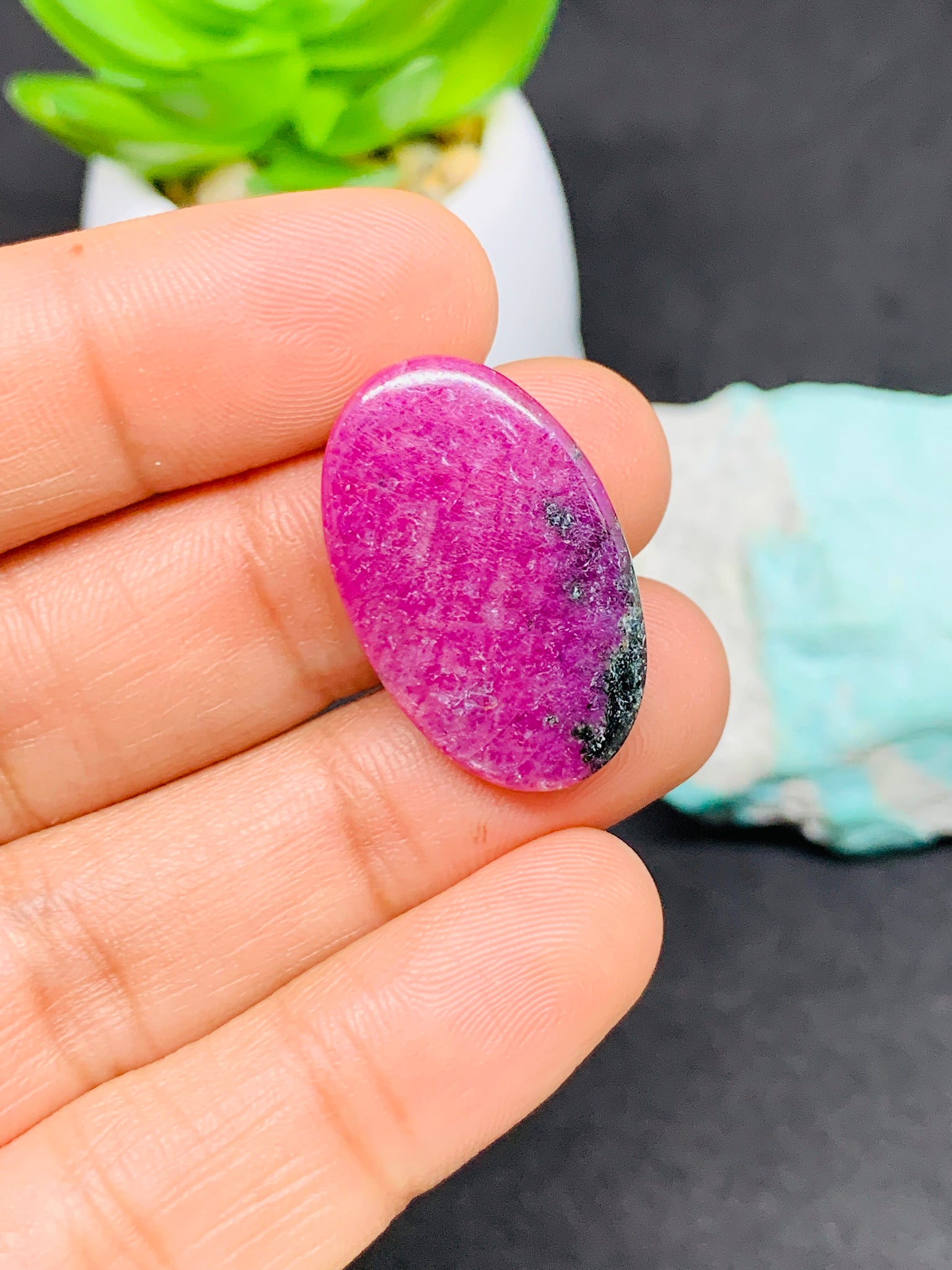 Ruby Zoisite Cabochon Code R13 to R17 AAA Quality Origin