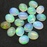 Ethiopian Opal 9X11 mm size Cabs Pack of 1 Pieces -Code EO#18- AAA Quality (AAA Grade) Opal Cabochon - Ethiopian Opal Oval Cabochon