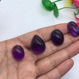 Amethyst Oval and Pear Cabs , Pack of 1 Pcs- African Amethyst Cabs , Loose stone , Gemstone cabochon. Purple Amethyst