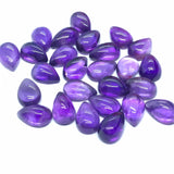 Amethyst Pear Cabs - African Amethyst Cabs , Loose stone , Gemstone cabochon. Purple Amethyst, Size 7X9,8X10,9X11 ,6X9