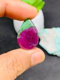 Ruby Zoisite Cabochon Code #R13 to R17 - AAA Quality-  Origin Tanzania- Ruby Cabochons- Natural Ruby Stones