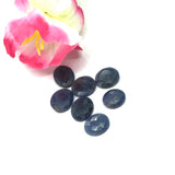 Blue Sapphire Faceted Oval 8X10MM Size, Sapphire faceted thin oval shape•  (Pack of 5 Pcs)