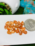 Sunstone Cabochon 6x9 mm Code# S30 - Pack of 8 Pieces  -AAA Quality cabs (Dark Color)  Sunstone Oval Cabochon -Natural Sunstone Cabs