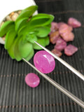 Pink Sapphire Oval Faceted 11x14 mm Size -AAA Quality Sapphire cabs • Natural Pink Sapphire • Sapphire Cabochon (Pack of 1 Pcs)