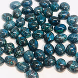 Chrysocolla Oval 8X10MM cabochon , (pack of 4 Pc)natural chrysocolla cabs. gemstone cabs. AAA quality cabs.