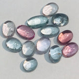 Tourmaline Oval 5X7MM Multi Color, Tourmaline gemstone loose cabs , Pack of 6Pcs, AAA Quality, Origin Afghanistan