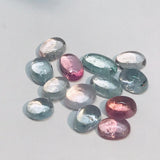 Tourmaline Oval 5X7MM Multi Color, Tourmaline gemstone loose cabs , Pack of 6Pcs, AAA Quality, Origin Afghanistan