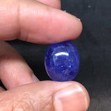 Tanzanite Oval Cabochon Code 16X13 mm Size #T364-T367 - AAA Quality Natural Tanzanite Cabochon-Tanzanite Loose Stone