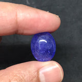 Tanzanite Oval Cabochon Code 16X13 mm Size #T364-T367 - AAA Quality Natural Tanzanite Cabochon-Tanzanite Loose Stone