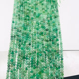 Emerald Faceted 2.5MM Round , origin Zambia, Micro Faceted beads, Round faceted, Precious gemstone , Natural Emerald, length 15.5''