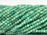 Natural Emerald Round Faceted 2mm Beads- Length 40 Cm- Natural Emerald Beads