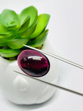 Garnet Oval Cabochon 22x16 mm size Code# G60 - Weight 23.5cts - Big Garnet Cabochon - AAA Quality - Natural Garnet Oval Cabs